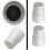 10pcs/set Radiator Caps 10pcs White Plastic Push-Fit Replacement Caps 2
