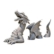 Prähistorische Fantasy-Kunstharzskulptur, realistischer aufblasbarer Alligator, lehrreiche Dinosaurierfiguren für Kinder, detailreich und lebendig,