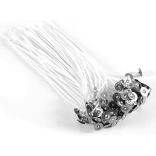Mèche de bougie polyvalente, âme en coton naturel pré-ciré avec revêtement de paraffine, non toxique, biodégradable, facile à couper à la