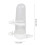 2PCS Auto Bird Feeder Pet Bird Anti-splash Feeding Box Dustproof 3
