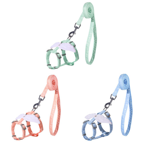 Cat Harness Escape Proof Kitten Harness for Walking-S Sky Blue 2