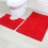 2pcs Bathroom Rugs Set Chenilles Bath Mats Super-Royal Blue 6