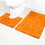 2pcs Bathroom Rugs Set Chenilles Bath Mats Super-Royal Blue 7