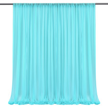 Cortinas fotográficas de poliéster, tela de fondo de fácil cuidado para decoración de eventos multiusos, paneles blancos de 1,5 x 2,5 m que