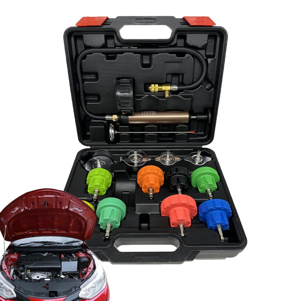 Vacuum Coolant Fill Kit Engine Compression Tester Automotive Tool, Cooling Vacuum Fill Tool For Business Users 9323874206967