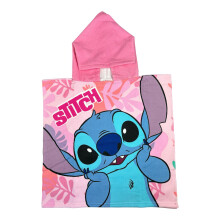 Stitch Kids Hooded Poncho Towel Cover Up Girls