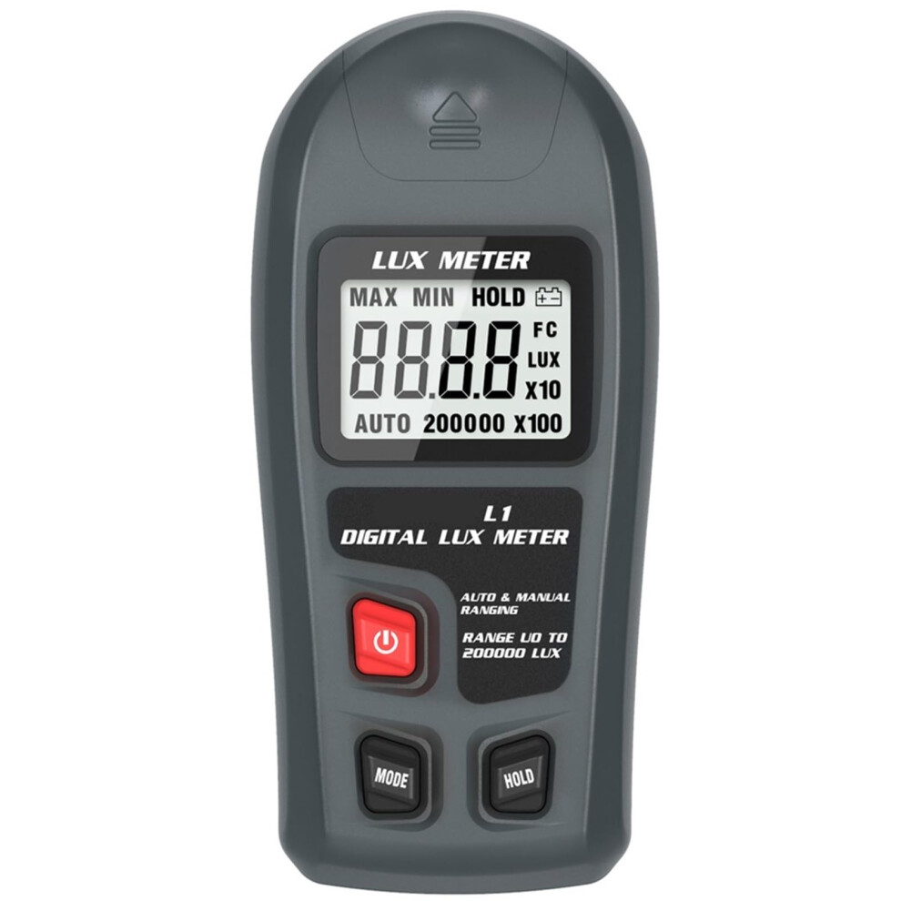 Digital Meter, 0200,000 Lux Lcd Pocket Lux/Fc Illuminometer Photometer Sensor Light 9323874207032