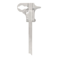 Edelstahl-Zahnarzt-Vernierkaliber 100 mm, 0,1 mm Präzision, Silber