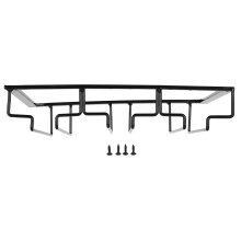Suporte para Taças de Vinho para Armário, Design Moderno e Elegante com Estrutura Metálica, Suporte Durável para Taças de Vinho em Bar e Cozinha