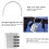 TSA Accepted Resettable 4-Digit Lock Suitcase Lock Silver for Travel 10
