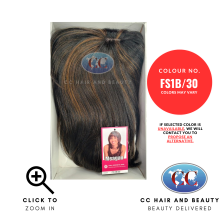 (FS1B.30) Sleek MEAGAN Smooth Long bob Face Wig 15'' Inch