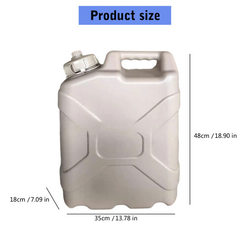 Antislip watercontainer van 20 liter, schokbestendig HDPE, 2