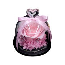 Enchanted Rose Flower Box, Romantic Present with Eternal Roses, Preserved Flowers for Wedding, Engagement, Mother's Day, Valentine's Day (Exquisite Gi