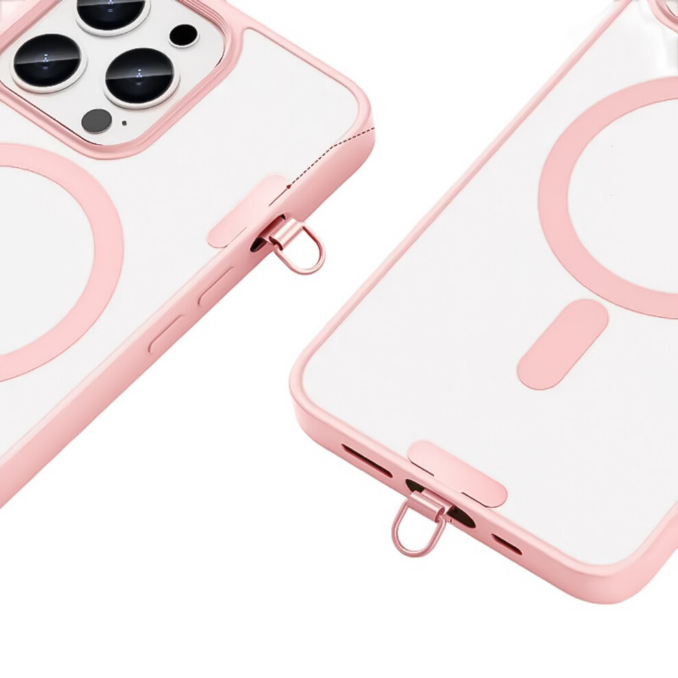Phone Tethers Tab Universal Lanyard Patches Metal- Light/Pink 7704000213608