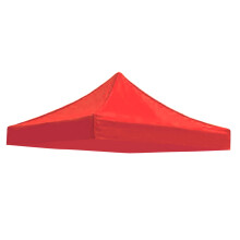 Dikke Tarp Shelter Cover, opvouwbaar ontwerp, zonblokkering-Rood