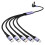 66W USB Fast Charging Cord for Phone-1.5m 3 type c 2 micro usb 1
