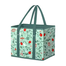 Opvouwbare non-woven picknickmand boodschappentas- Kersentomaat