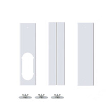 Isolerende raamafdichtingsset, compatibel met diverse modellen draagbare airconditioners, duurzame PVC-paneelverlenging met verstelbare lengte voor