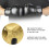 Kinder PU-Leder-Boxhandschuhe 23x14cm, Schwarz oder Gold 1