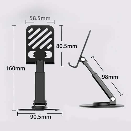 Holder Universal for Phone Tablet Table Height Adjustable-White 2
