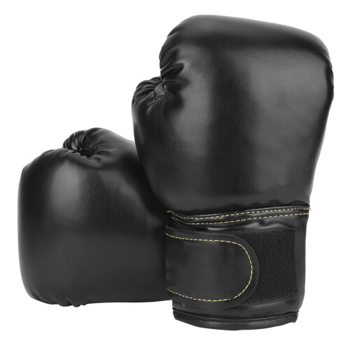 Kinder PU-Leder-Boxhandschuhe 23x14cm, Schwarz oder Gold 2