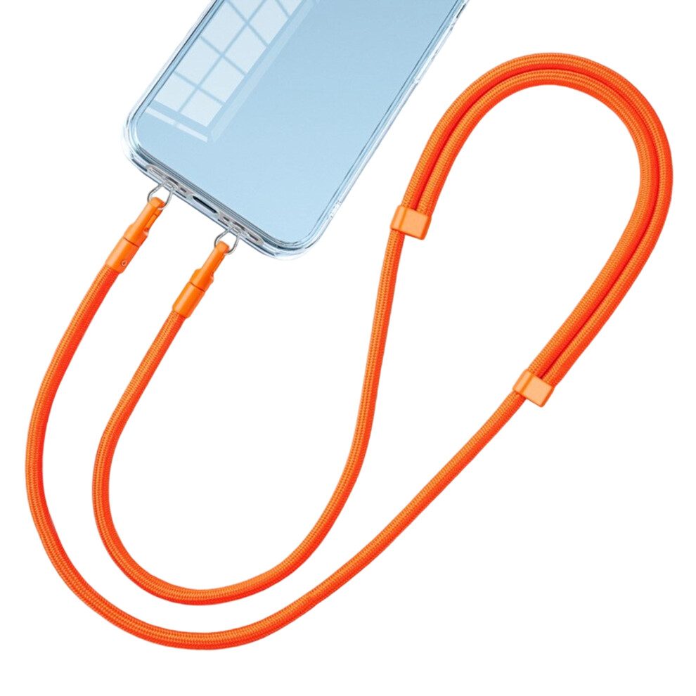 Phone Lanyard Patches With Two-Emma Crossbody Lanyard Orange 7704000213523