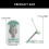 Clear Foldable Stand Portable Support Stand 360 Degree-Green 4