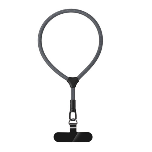Adjustable Cellphone Lanyard Strap-Deep Space Grey Racket type