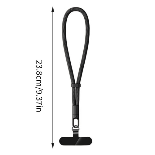 Adjustable Cellphone Lanyard Strap-Deep Space Grey Racket type 1