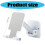 Compact Foldable Phone Stand  Adhesive Designs Rack for-Black 2