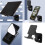 Compact Foldable Phone Stand  Adhesive Designs Rack for-Black 3