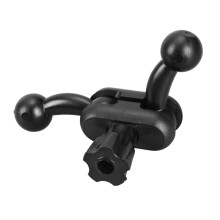 Double Ball Head Extension Rod for Phone and Tablet Stands in