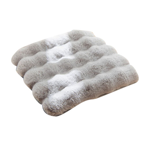 Plushes Rabbit Seats Pad Thickened Warm-Moonlight gray 45cm