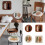 Comfortable Chair Pad With NonSlip Bottom Mats-brown Square 3