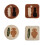 Comfortable Chair Pad With NonSlip Bottom Mats-brown Square 2