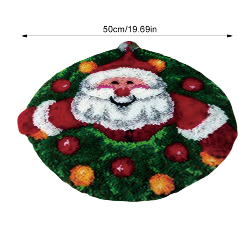 Beginner Friendly Christmas Hook Rug Kit Gift Idea For DIY Enthusiasts 2
