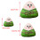 Charm Plush Dumpling Pillow Comfortable Zongzi Pillow-B 10CM 4