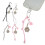 Lightweight Flower Wrist Lanyard for Phone and Tablets-silver 3