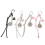 Lightweight Flower Wrist Lanyard for Phone and Tablets-silver 2