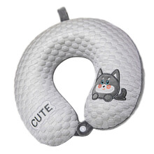 Comfortable and Portable Neck Pillow Unique Animal-HuskyA