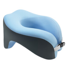 Ergonomic Office Napping Pillow With Soft Memory-Blue Dark Grey