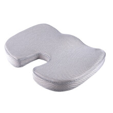 Ergonomically Gels Memory Foam-Light Grey Mesh non slip memory