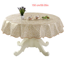 User Friendly PVC Tablecloth-150 cm round table c Brilliant