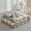 Chic Pattern Lightweight Coverlet Sleep Blanket-Rhine Green B 6
