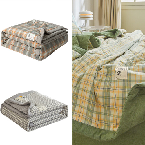 Chic Pattern Lightweight Coverlet Sleep Blanket-Rhine Green B 2