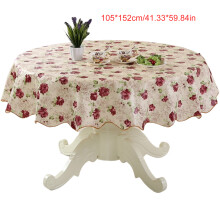 Elegant Floral PVC Tablecloth Oil-105 152 Romantic roses