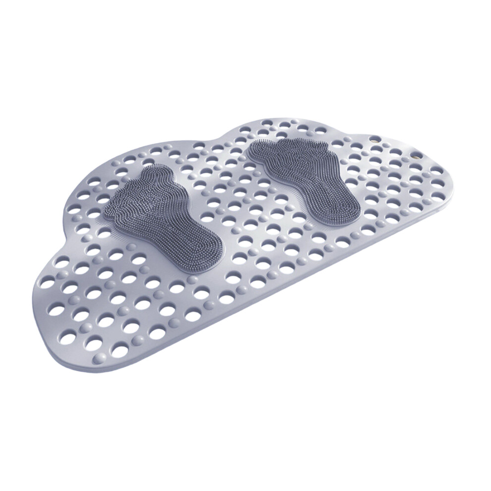 Soft PVC Kids AntiSlip Bath Mats NonSkid Safety With-Black B