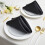 10Pcs Cotton Dinner Napkins Soft Absorbent Comfortable-White 7