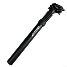 Adjustable Bike Suspension Seat Post 350mm Dual Spring System Aluminum Alloy Mountain Bicycle Seatpost 25.434.9mm Black