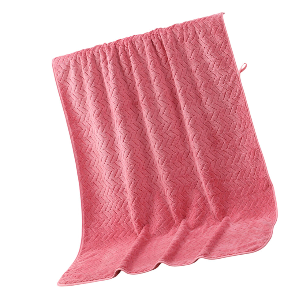 Cotton Hand Towel, Fast Drying and Soft Feel Bath Towel for-Red